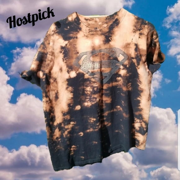 kinetix Other - Superman custom reverse tye dye